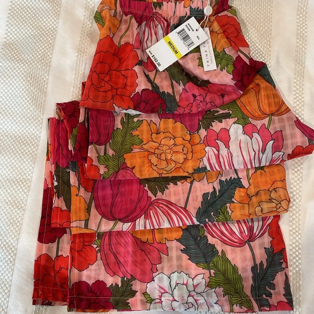 Trina Turk SUNNY BLOOM SLIT PANT size M, NWT - Picture 9 of 9